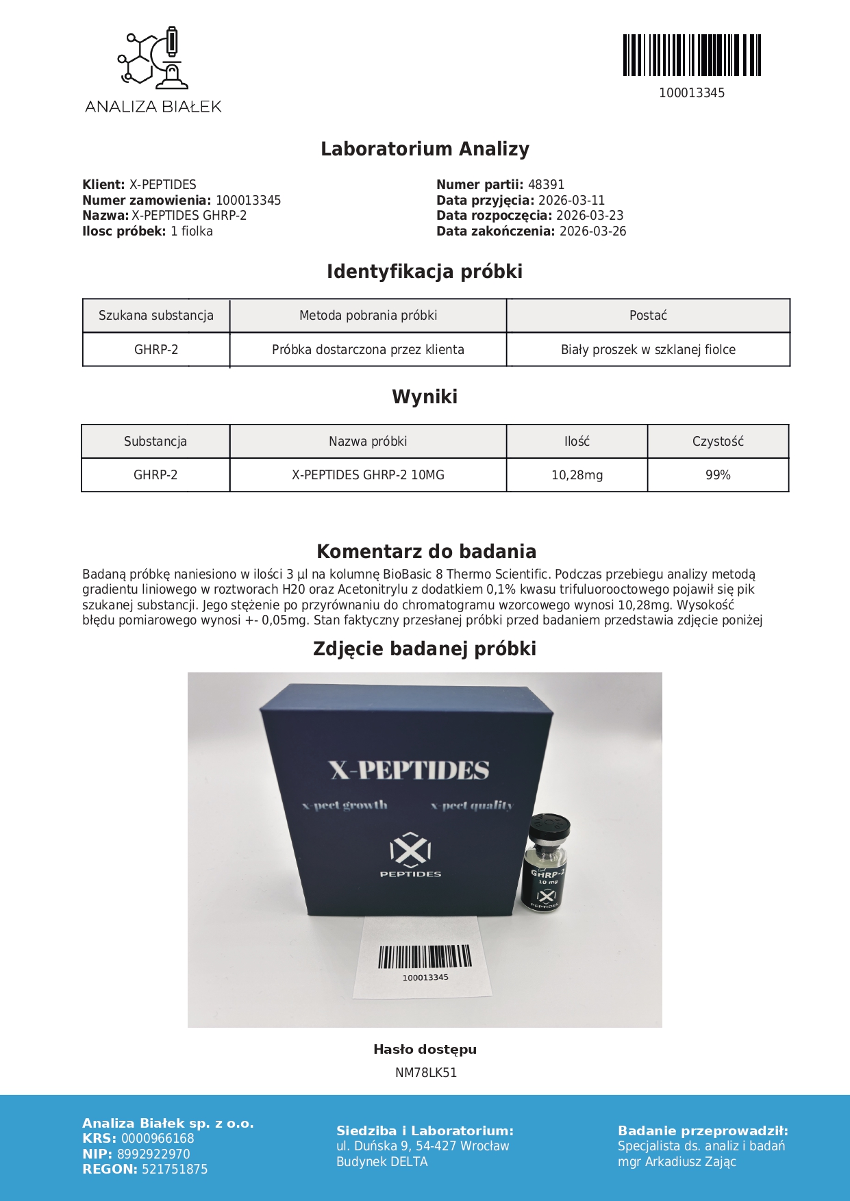 GHRP-2 10mg – Image 2
