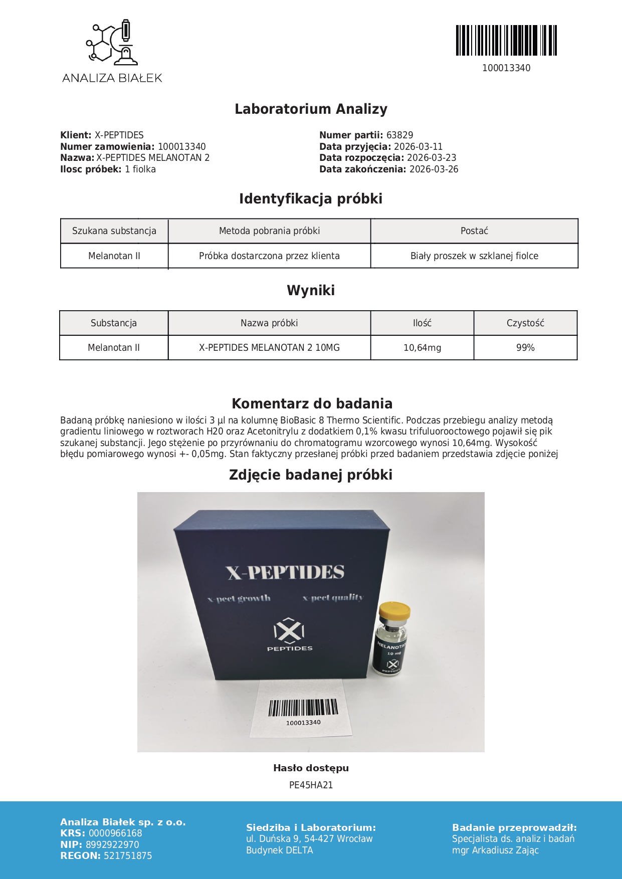 Melanotan II 10mg - Image 2